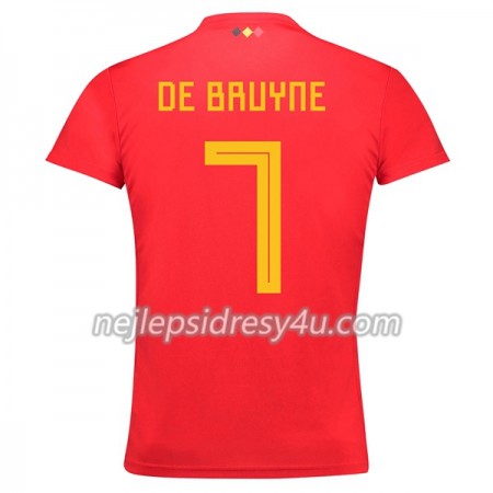Fotbalový Dres Belgie De Bruyne 7 Domácí MS 2018